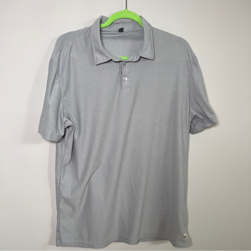 Vuori Gray Performance Polo Shirt
